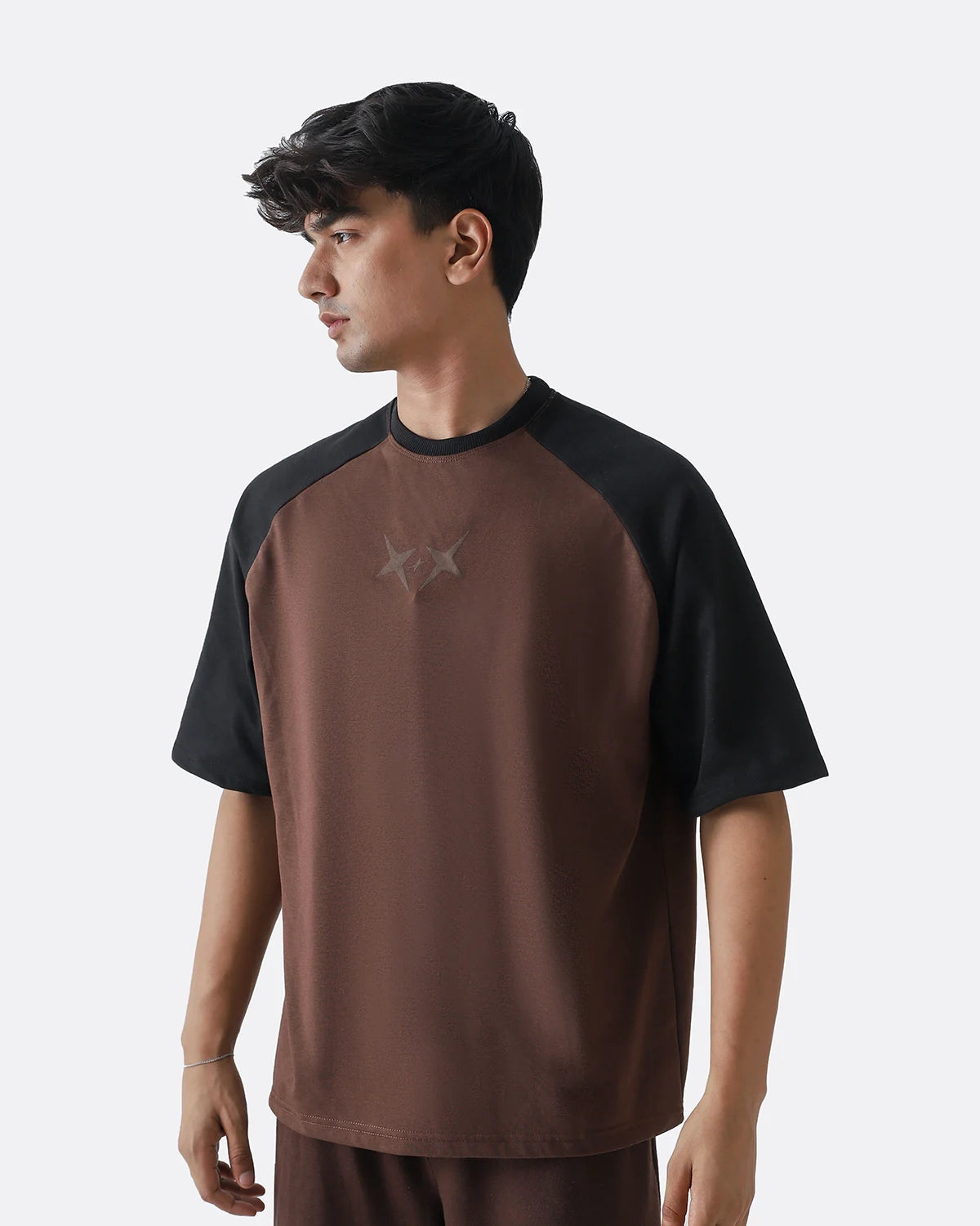 Star Raglan Tshirt | Mocha