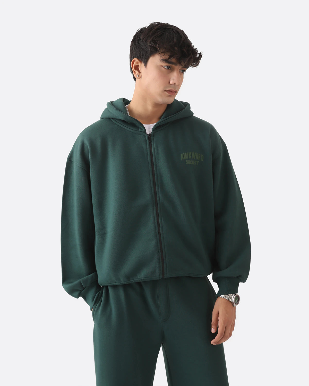 Oversize Zipper | Green