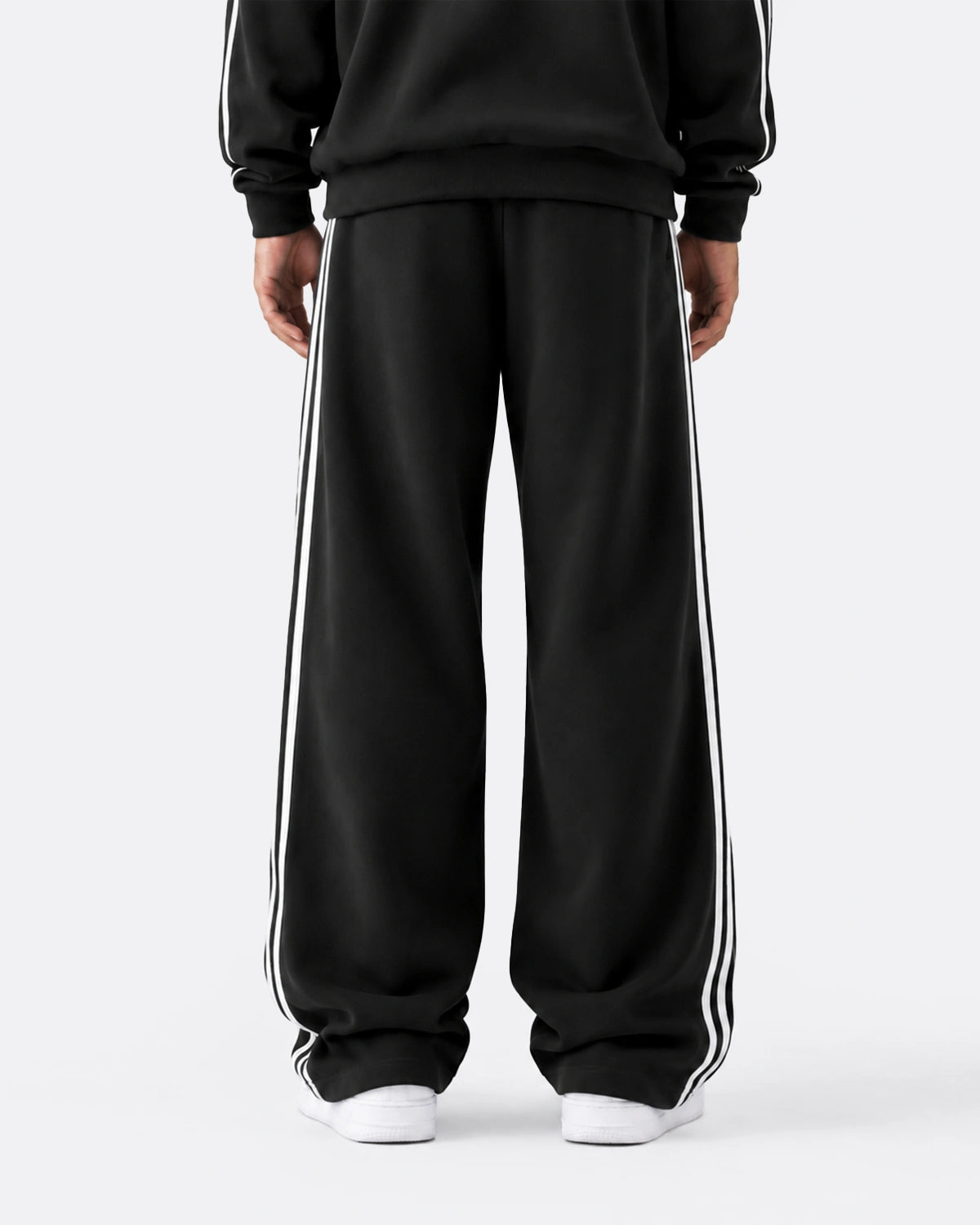Stripes Sweatpants | Black