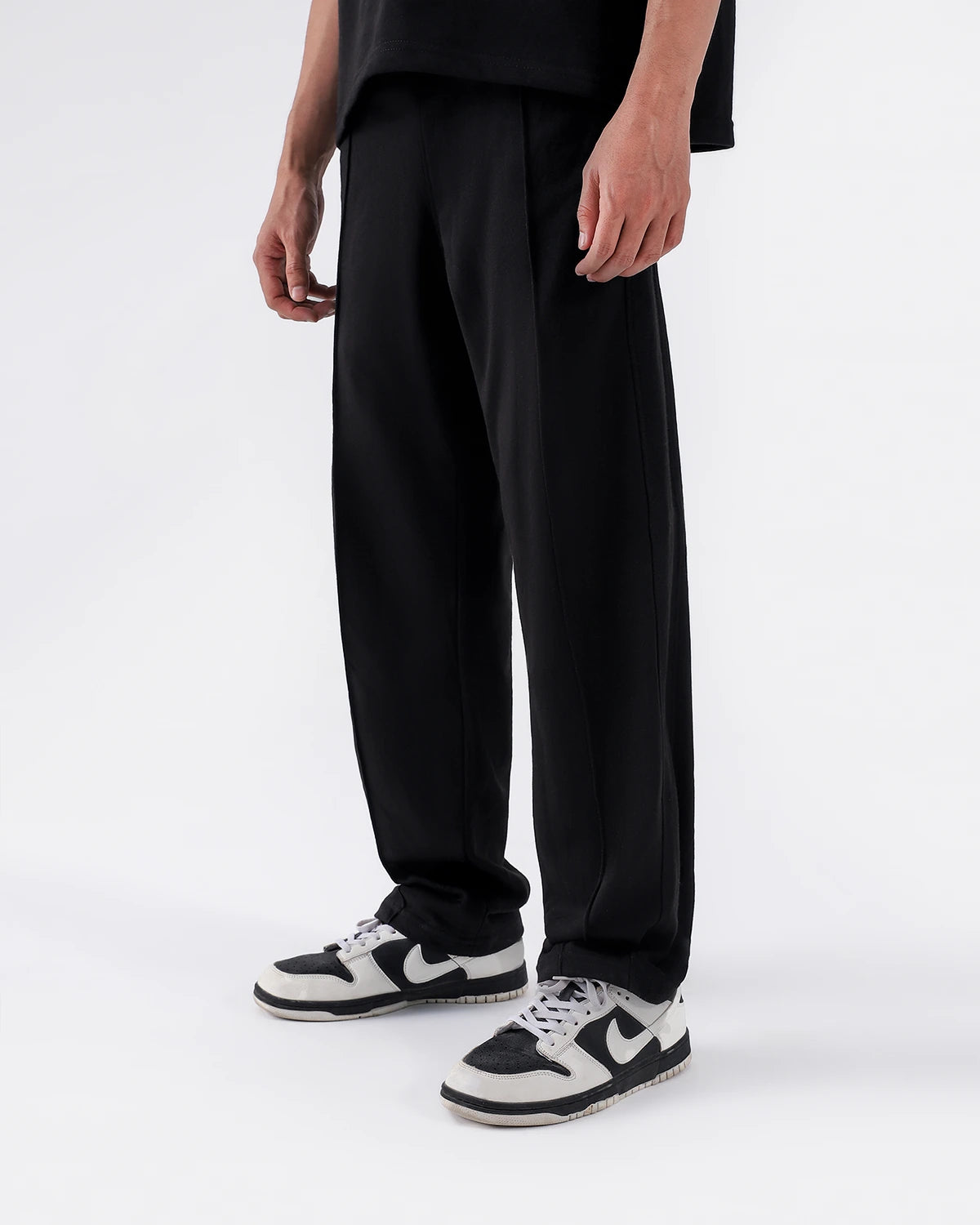Black Pleated Trouser