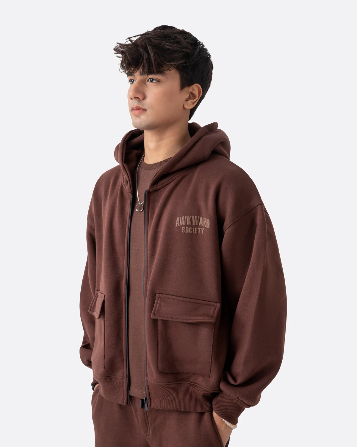 Utility Zipper | Brown