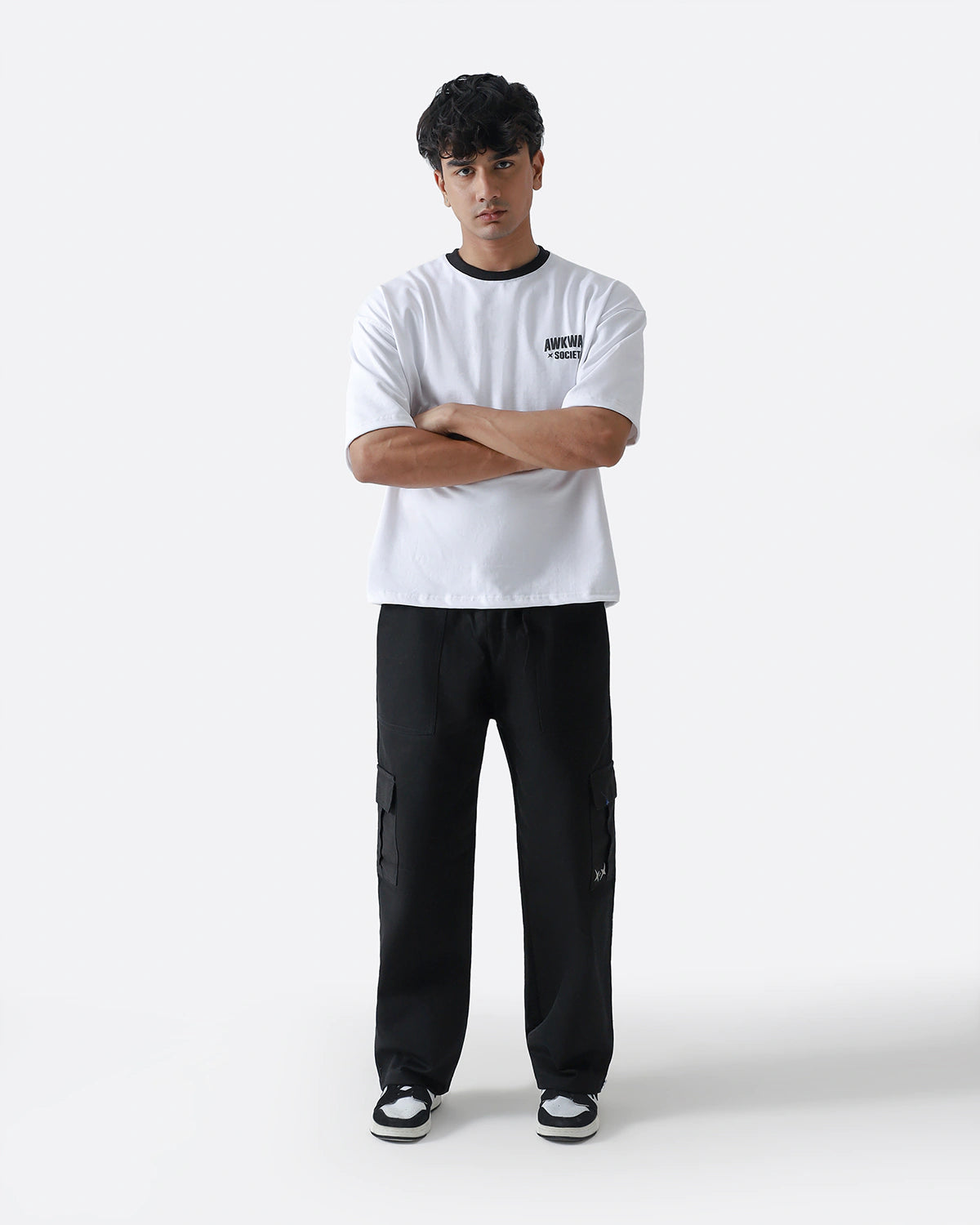 Ringer Tshirt | Black Tone