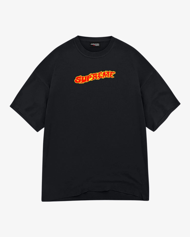 25AW SUPREME Split Tee black L 25aw Supreme Snowman Tee black L