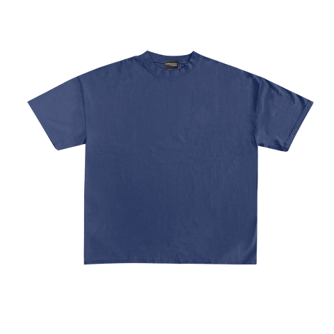 Basic Navy Blue Casual T-shirt