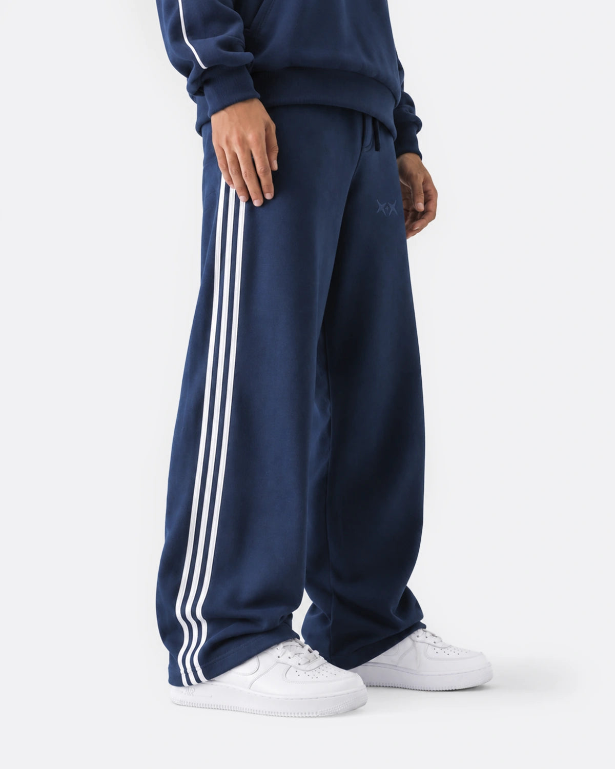 Stripes Sweatpants | Navy