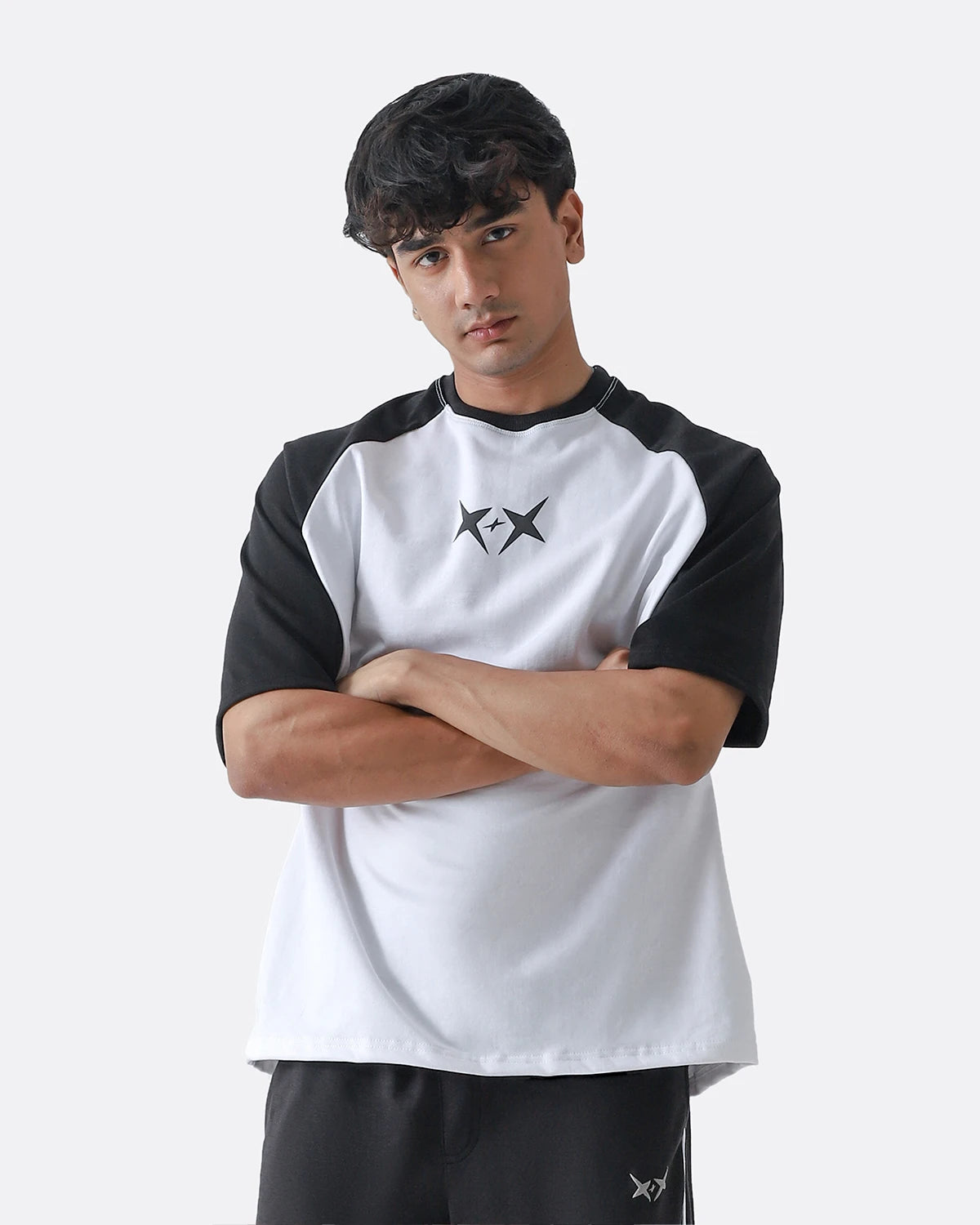 Star Raglan Tshirt | White