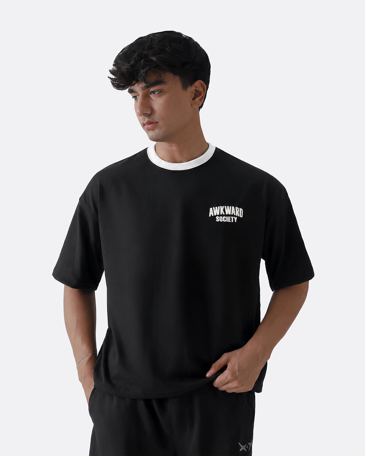 Ringer Tshirt | White Tone