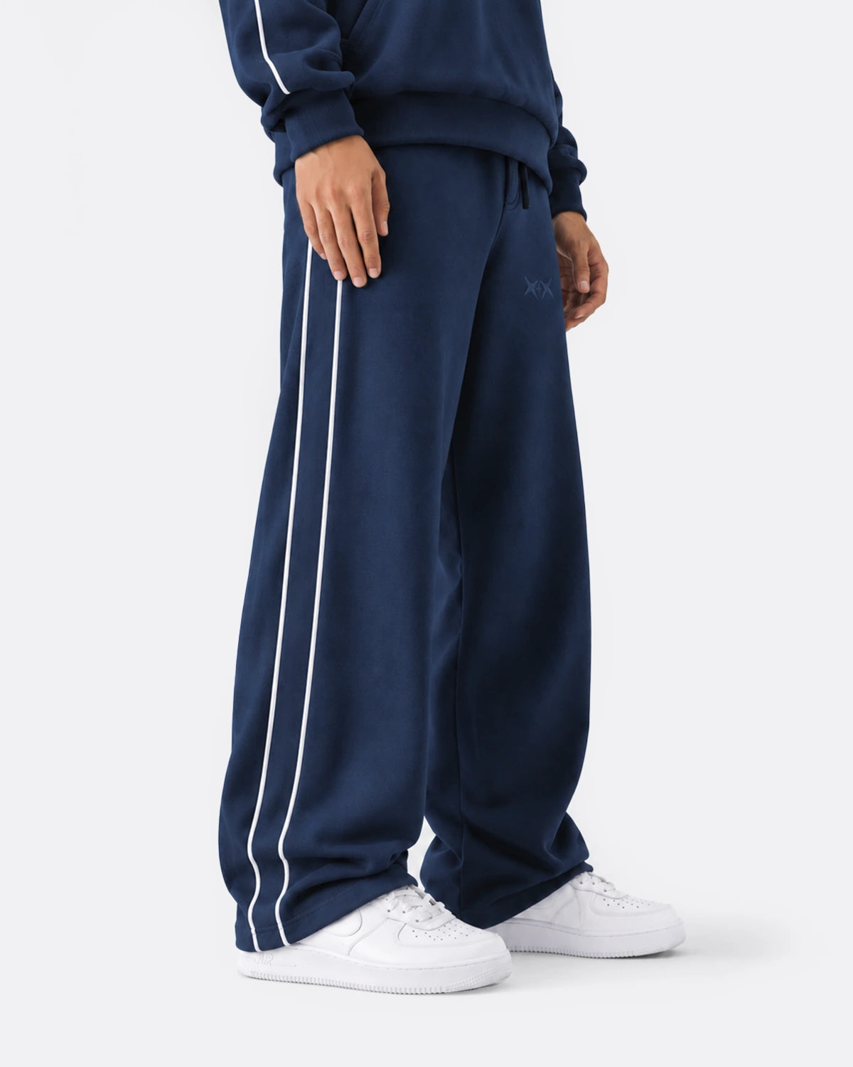 Piping Sweatpants | Navy