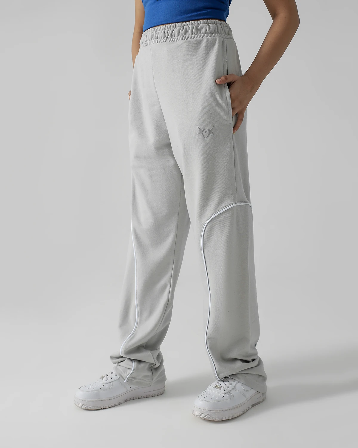 Piping Trouser | Grey