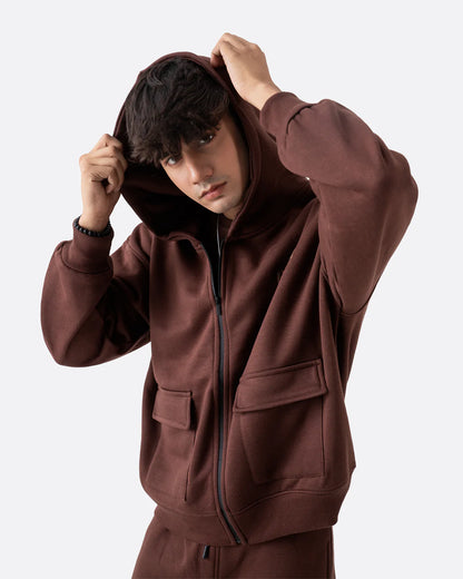 Utility Zipper | Brown