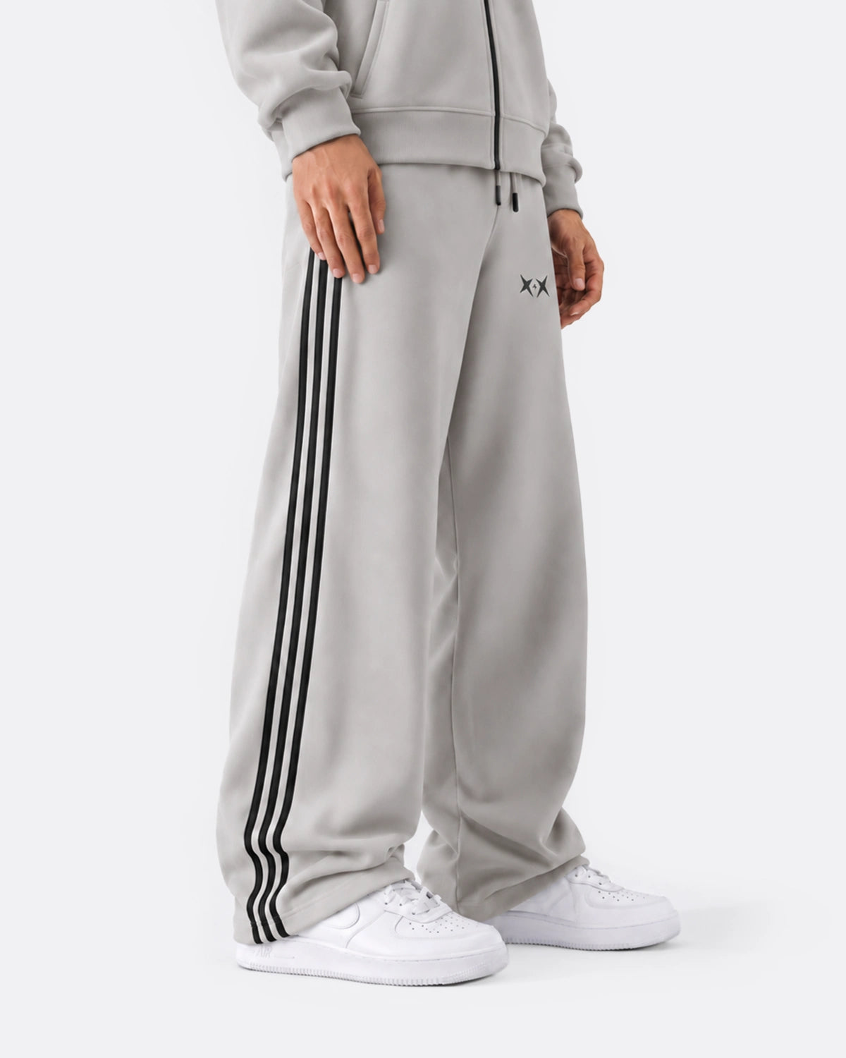 Stripes Sweatpants | Grey
