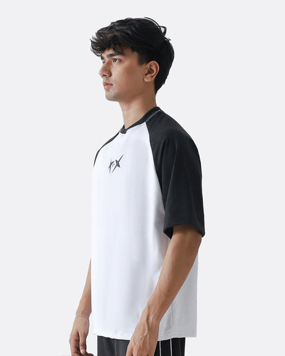 Star Raglan Tshirt | White