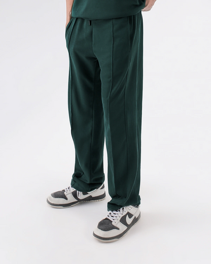 Slate Green Pleated Trouser
