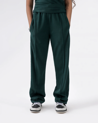 Pleated Trouser | Green