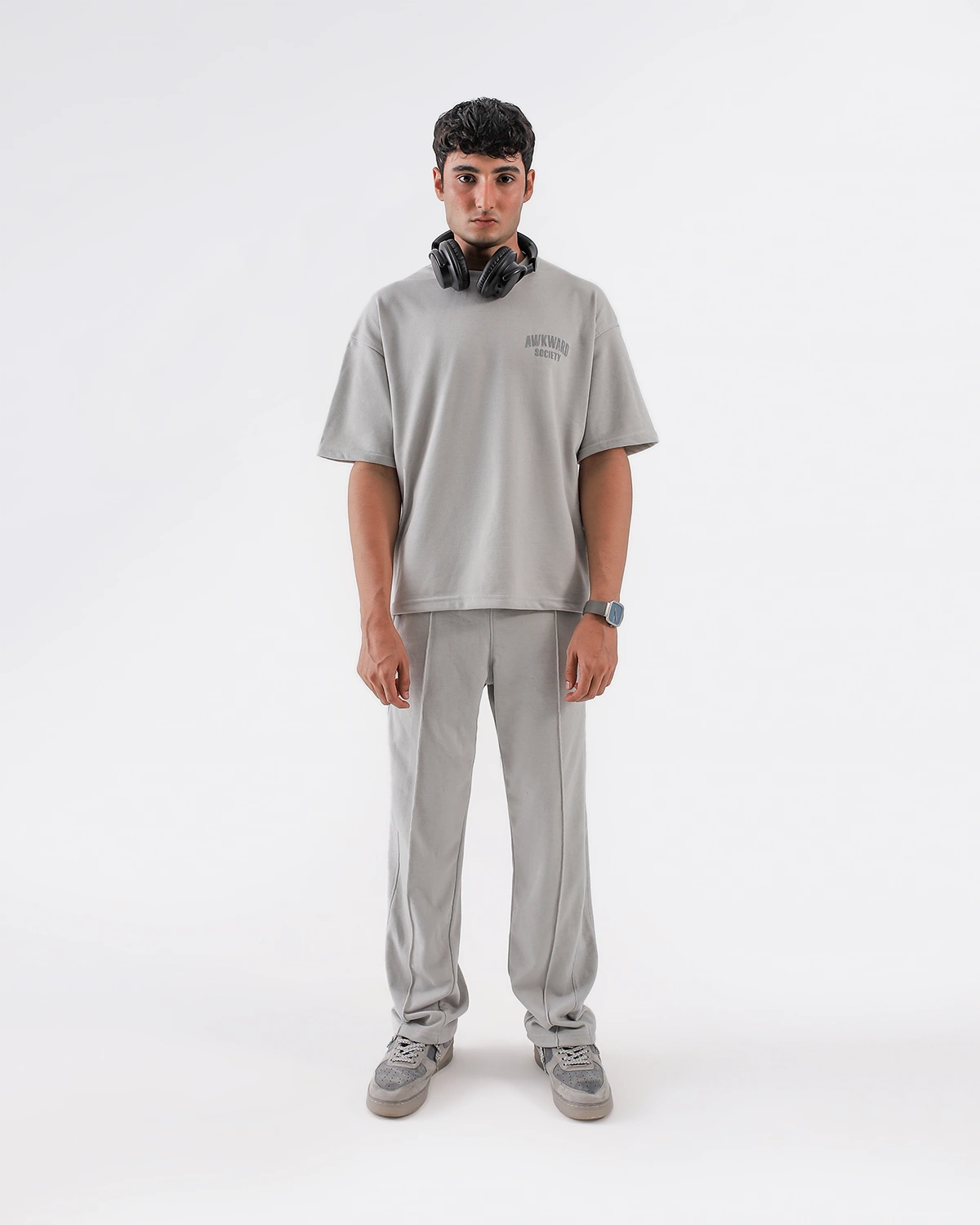 College Grey Oversize Set