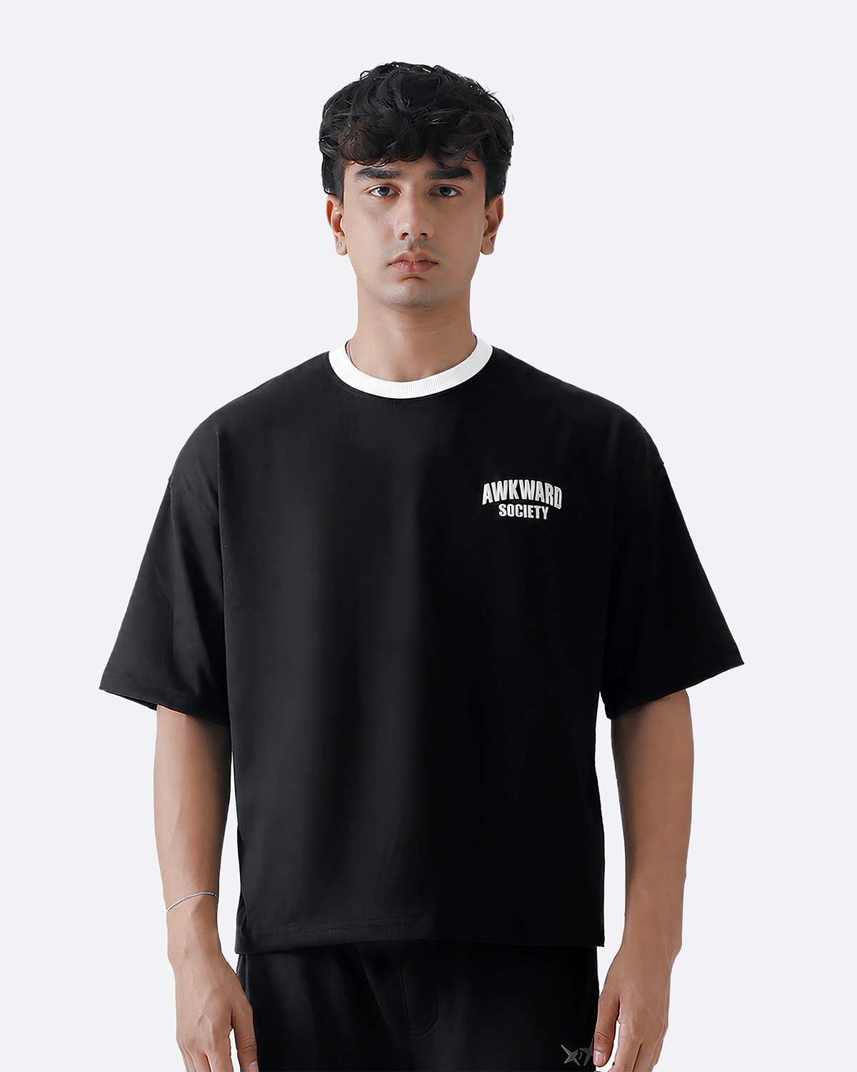 Ringer Tshirt | White Tone