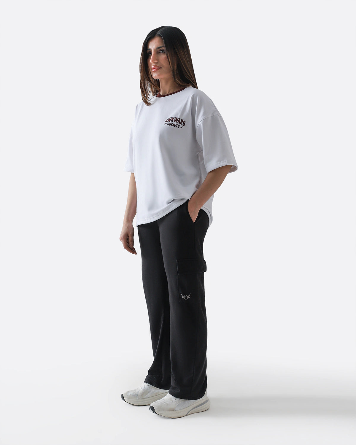 Ringer Tshirt | Maroon Tone
