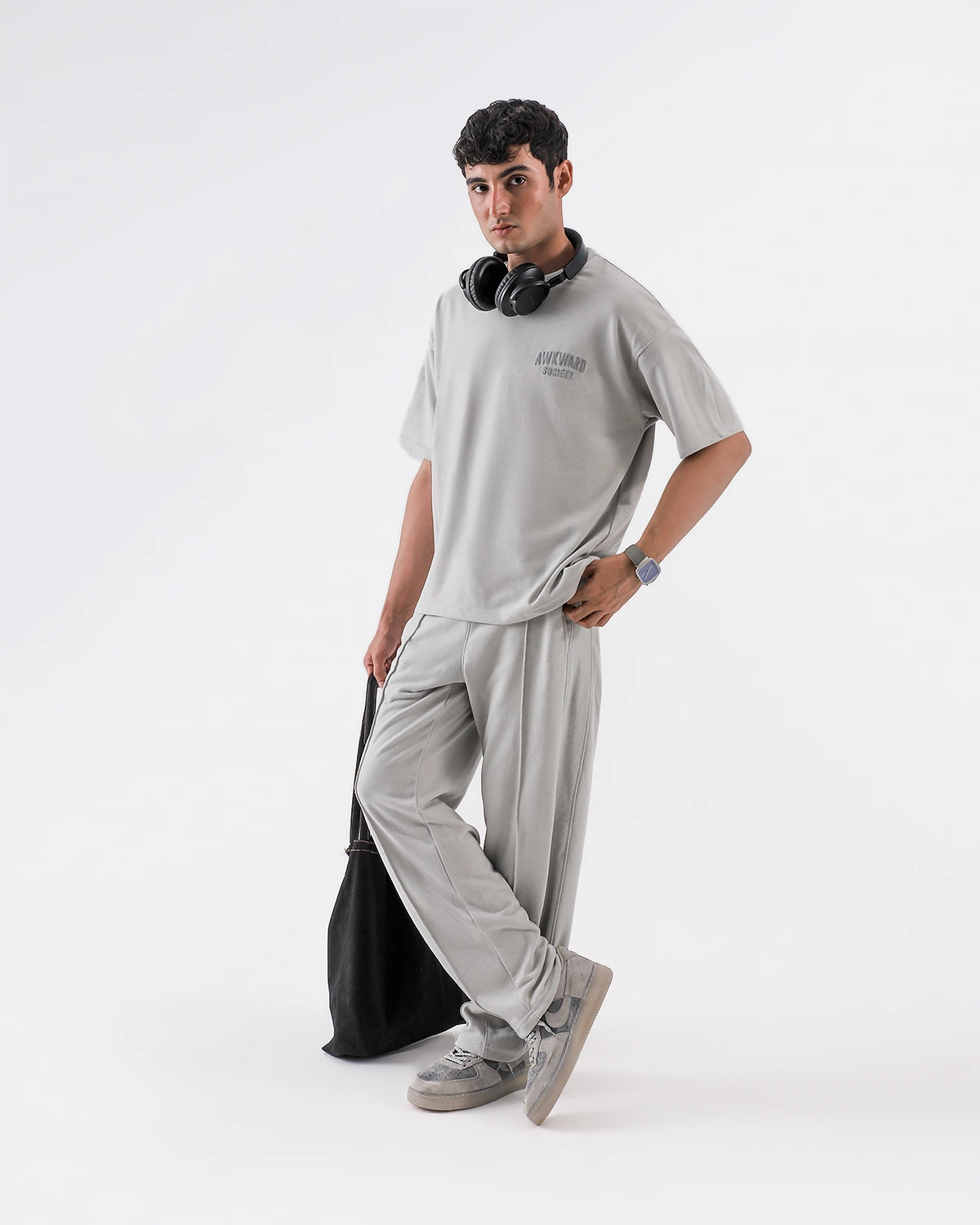 College Grey Oversize Set