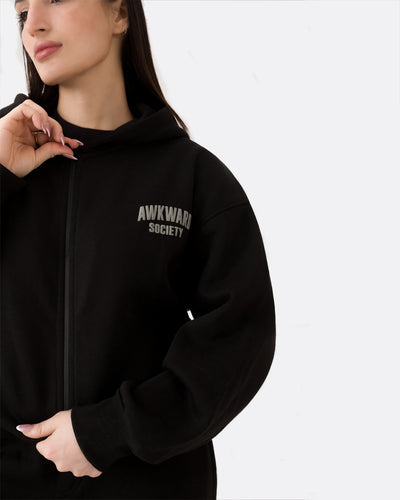 Black Oversize Zipper