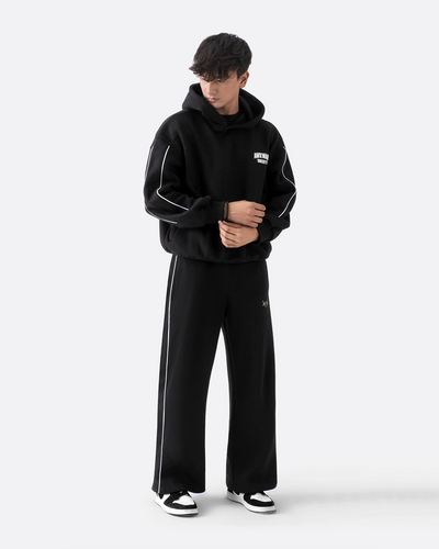Piping Hoodie | Black