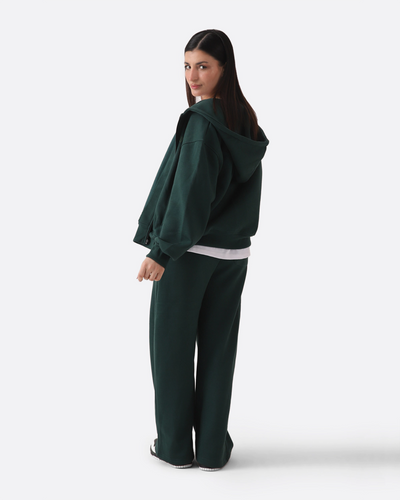 Green Oversize Zipper