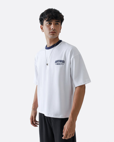 Ringer Tshirt | Navy Tone