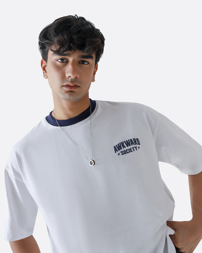 Ringer Tshirt | Navy Tone