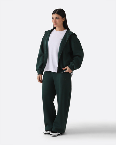 Green Oversize Zipper