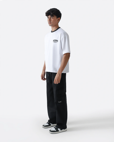 Ringer Tshirt | Black Tone