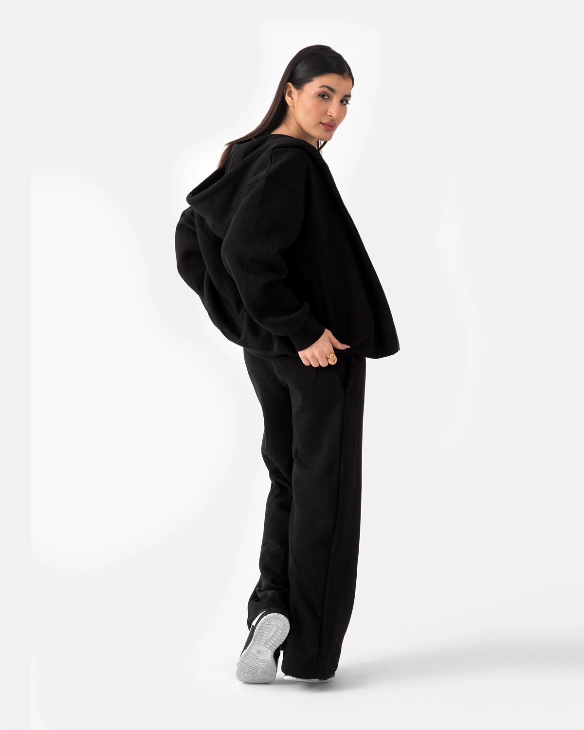 Oversize Zipper | Black