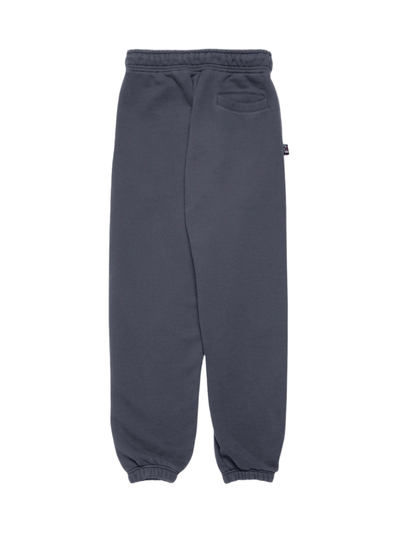 Back view: Minimalist seam design on grey summer terries