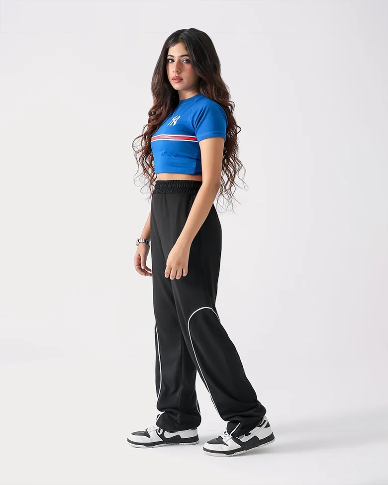 NY Stripes Baby Tee