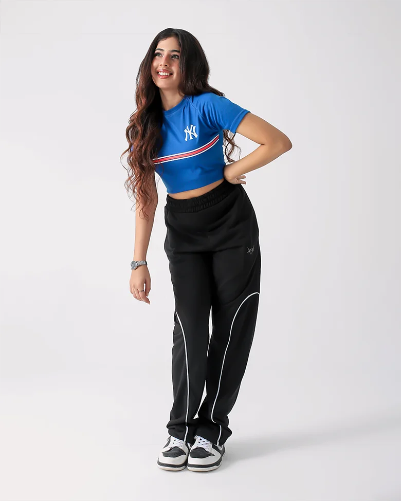 NY Stripes Baby Tee
