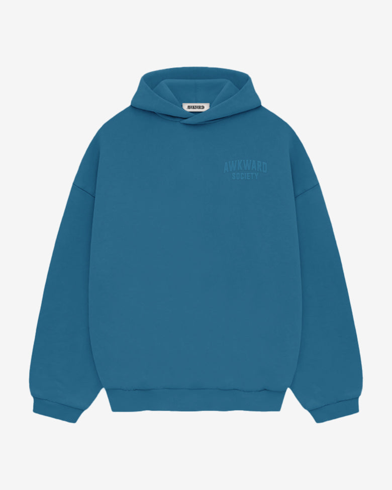 Aqua Blue Oversize Hoodie – AWKWRDx