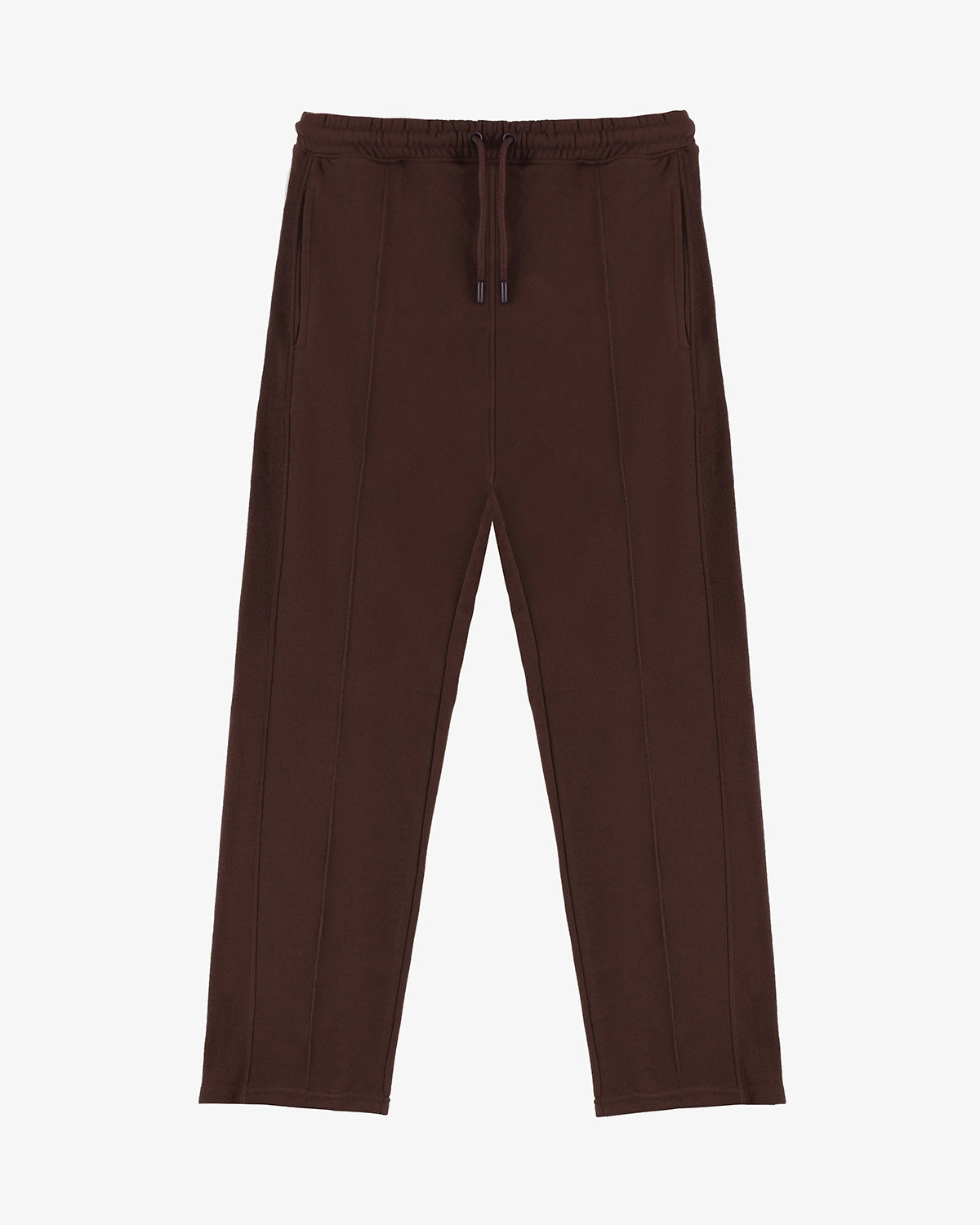 Mocha Brown Pleated Trouser