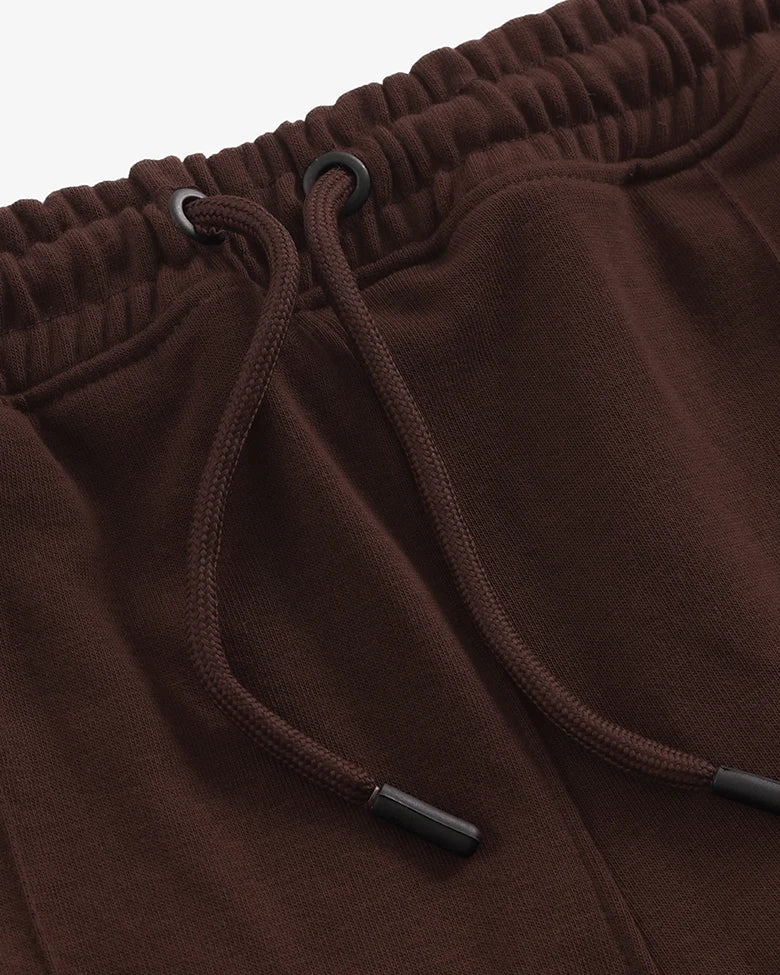 Mocha Brown Pleated Trouser